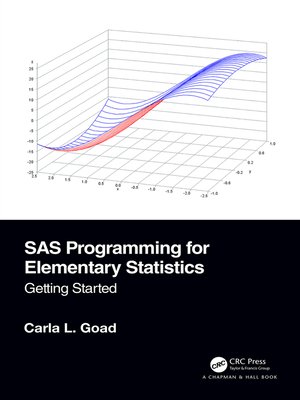 cover image of SAS Programming for Elementary Statistics